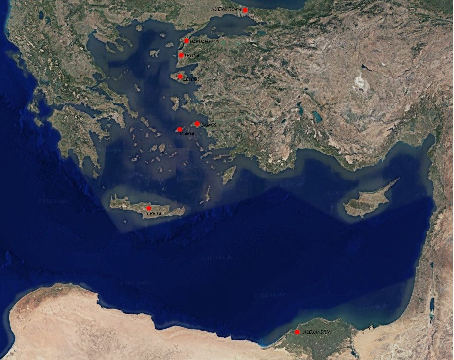 Mar Egeo y Constantinopla